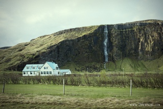 Scenery on the ring road 1 while seeking for Seljavellir